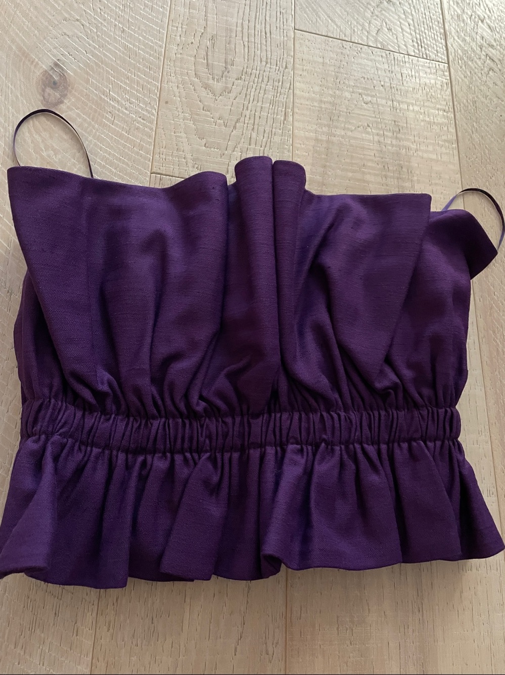 Sezane Bustier. Gioia Purple. 36 - Picture 6 of 14